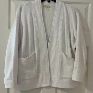 White open jacket from Escape by Habitat Clothes  Size XS  2 Front pockets